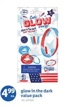 Lidl glow in the dark value pack offer