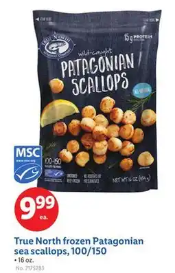 Lidl True North frozen Patagonian sea scallops, 100/150 offer