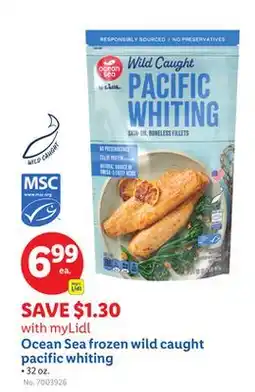 Lidl Ocean Sea frozen wild caught pacific whiting offer
