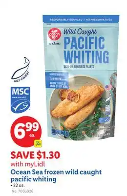 Lidl Ocean Sea frozen wild caught pacific whiting offer