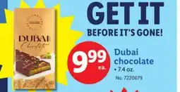 Lidl Dubai chocolate offer