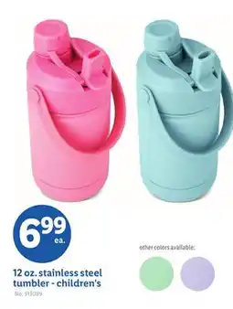 Lidl 12 oz. stainless steel tumbler-children's offer