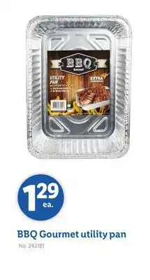 Lidl BBQ Gourmet utility pan offer
