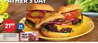 Lidl Holten's frozen beef patties, party pack offer