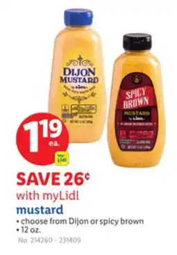 Lidl mustard offer