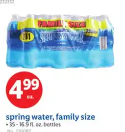 Lidl spring water, family size offer
