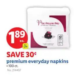 Lidl premium everyday napkins offer