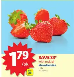 Lidl strawberries offer