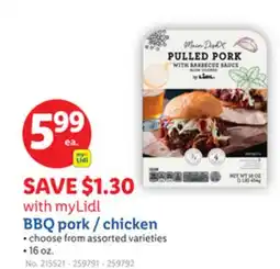 Lidl BBQ pork/chicken offer