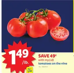 Lidl tomatoes on the vine offer