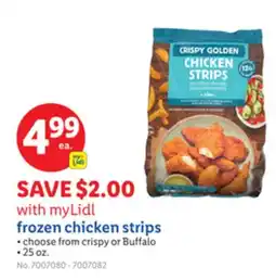 Lidl frozen chicken strips offer