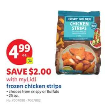 Lidl frozen chicken strips offer