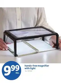 Lidl hands-free magnifier with light offer
