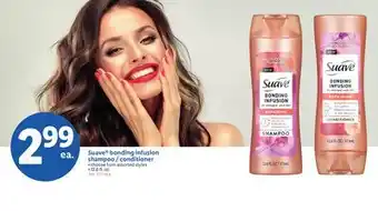 Lidl Suave bonding infusion shampoo/conditioner offer