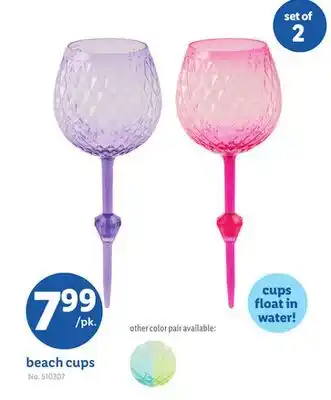 Lidl beach cups offer