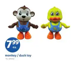Lidl monkey/duck toy offer