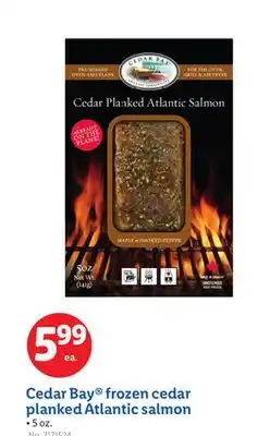 Lidl Cedar Bay frozen cedar planked Atlantic salmon offer