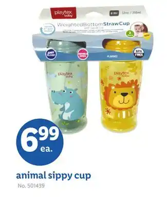 Lidl animal sippy cup offer