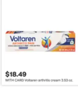 CVS Voltaren arthritis cream 3.53 oz offer