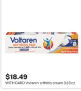 CVS Voltaren arthritis cream 3.53 oz offer