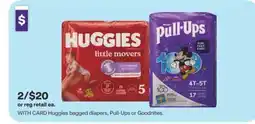 CVS Huggies bagged diapers, Pull-Ups or Goodnites offer