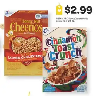 CVS Select General Mills cereal 10.4-12.5 oz offer