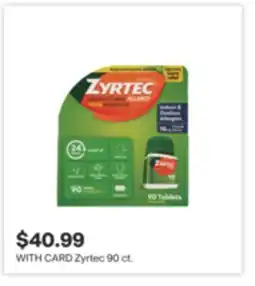 CVS Zyrtec 90 ct offer
