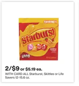 CVS ALL Starburst, Skittles or Life Savers 12-15.6 oz offer