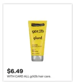CVS göt2b hair care offer
