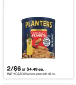 CVS Planters peanuts 16 oz offer