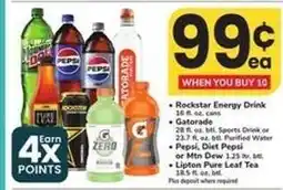 Safeway Various Drinks offer