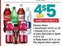 Safeway Glaceau Water, Smartwater, Vitamin Water, Coke, Diet Coke, Sprite, Body Armor offer