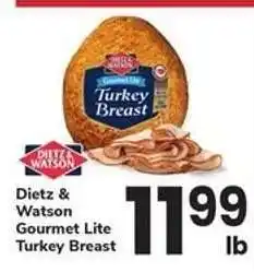 Safeway Dietz & Watson Gourmet Lite Turkey Breast offer