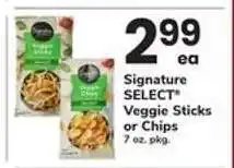 Safeway Signature SELECT Veggie Sticks or Chips offer