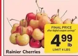 Safeway Rainier Cherries offer
