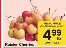 Safeway Rainier Cherries offer