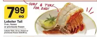 Safeway Lobster Tail offer