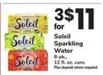 Safeway Soleil Sparkling Water offer