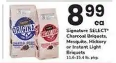 Safeway Signature Select Charcoal Briquets offer