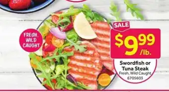 Stop&Shop Swordfish or Tuna Steak offer