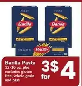 Safeway Barilla Pasta offer