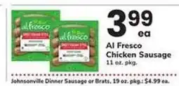 Safeway Al Fresco Chicken Sausage offer