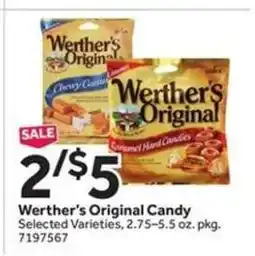 Stop&Shop Werther’s Original Candy offer