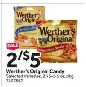 Stop&Shop Werther’s Original Candy offer