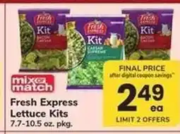 Safeway Fresh Express Lettuce Kits offer
