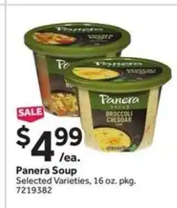 Stop&Shop Panera Soup offer