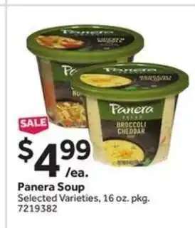 Stop&Shop Panera Soup offer