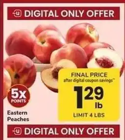 Safeway Eastern Peaches offer
