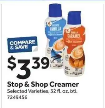 Stop&Shop Stop & Shop Creamer offer