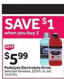 Stop&Shop Pedialyte Electrolyte Drink offer